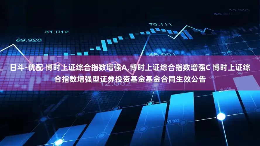 日斗-优配 博时上证综合指数增强A,博时上证综合指数增强C 博时上证综合指数增强型证券投资基金基金合同生效公告